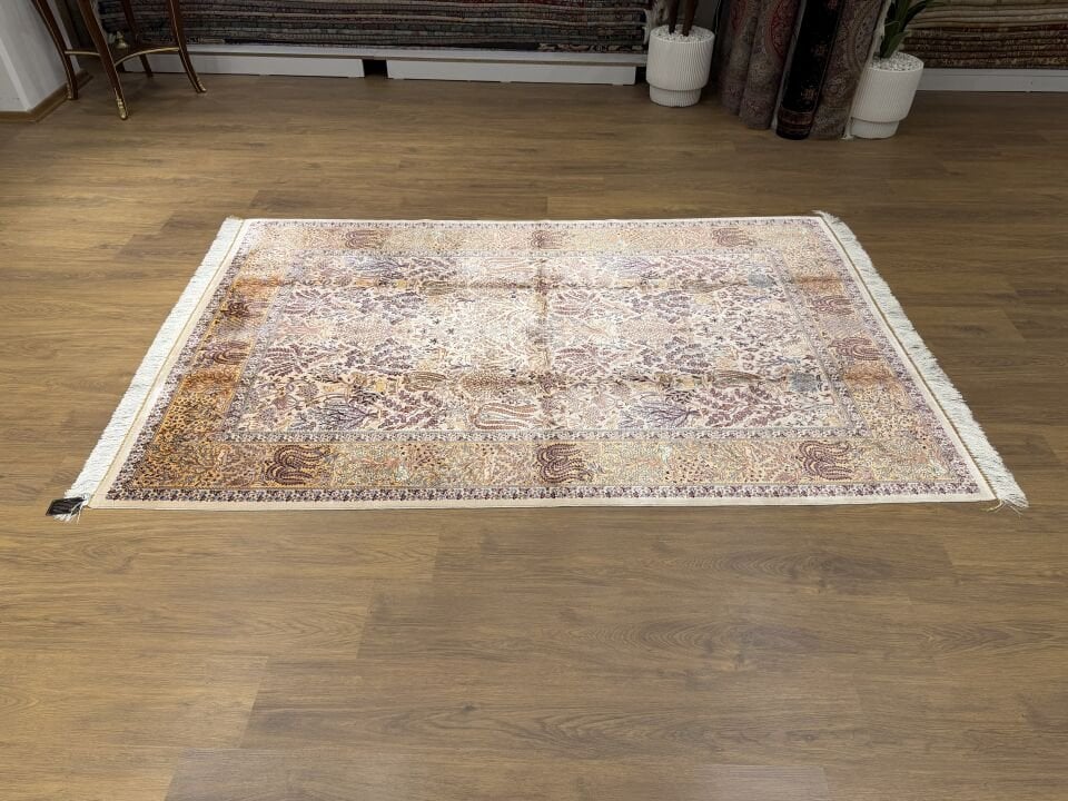 İran İpek Halı 150 x 225 Çöl Seferi