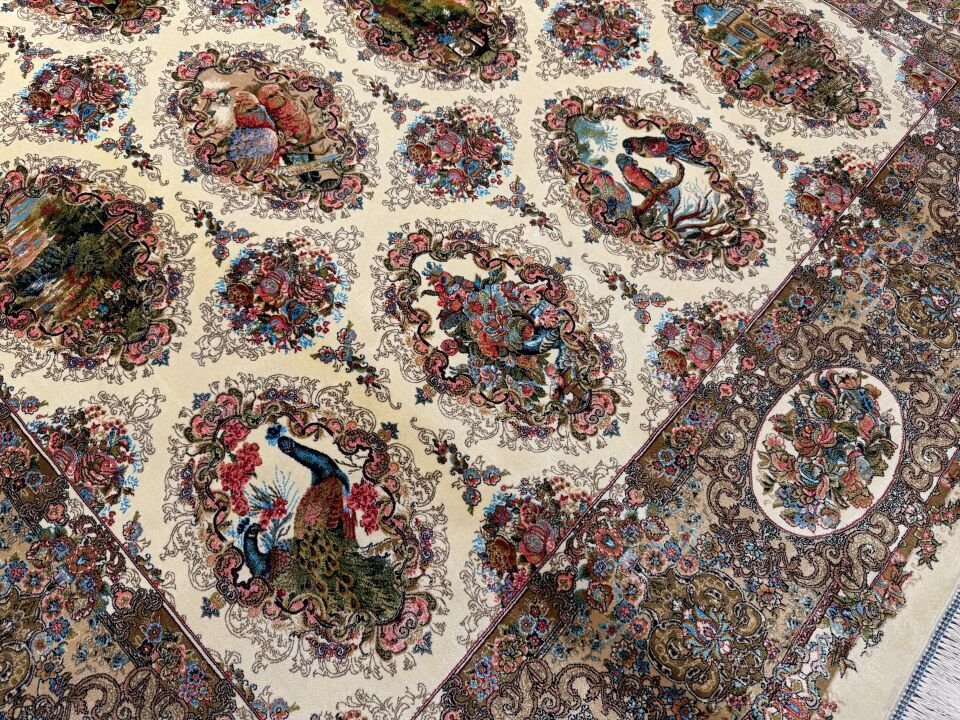 İran İpek Halı 150 x 225 Binbirgece