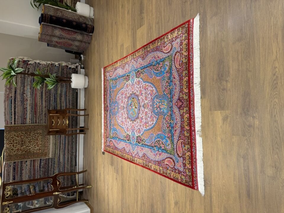 İran İpek Halı 150 x 225 İpekyolu Deseni
