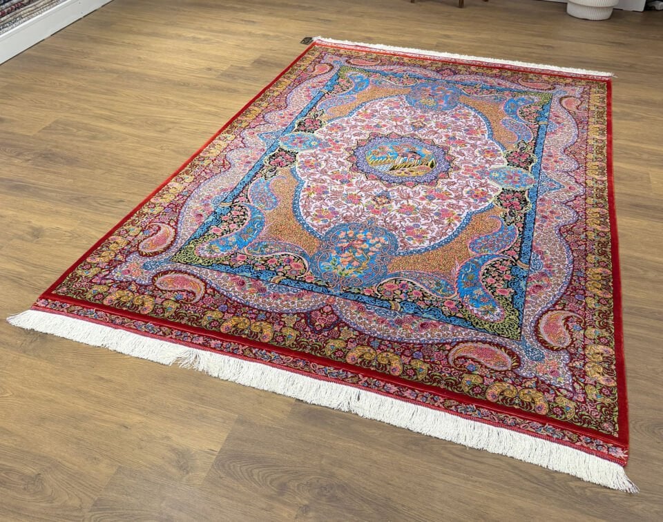İran İpek Halı 150 x 225 İpekyolu Deseni