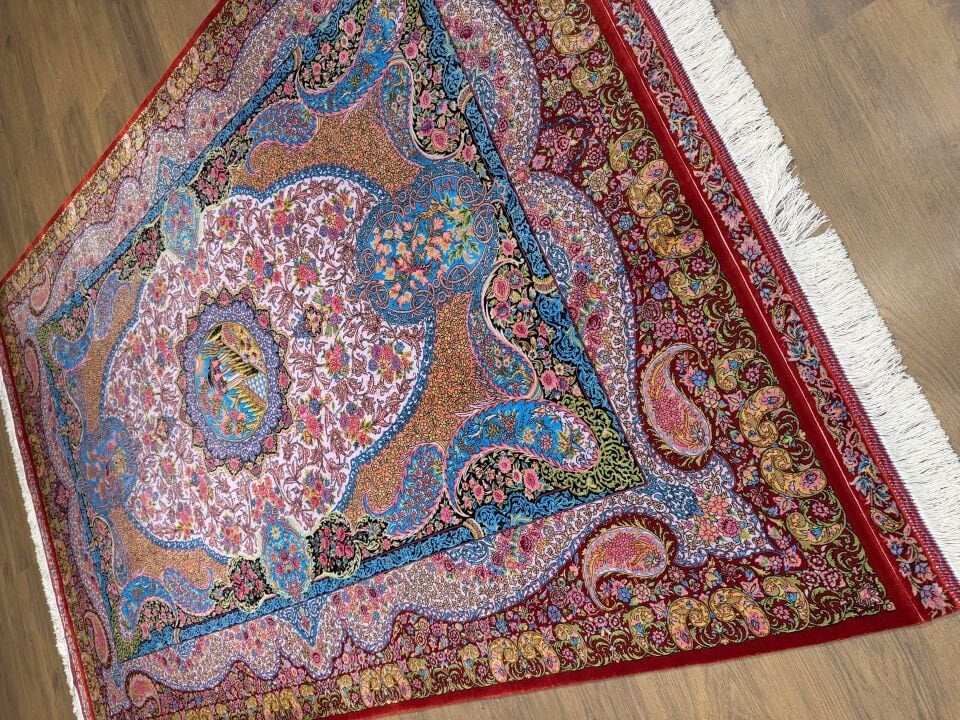 İran İpek Halı 150 x 225 İpekyolu Deseni