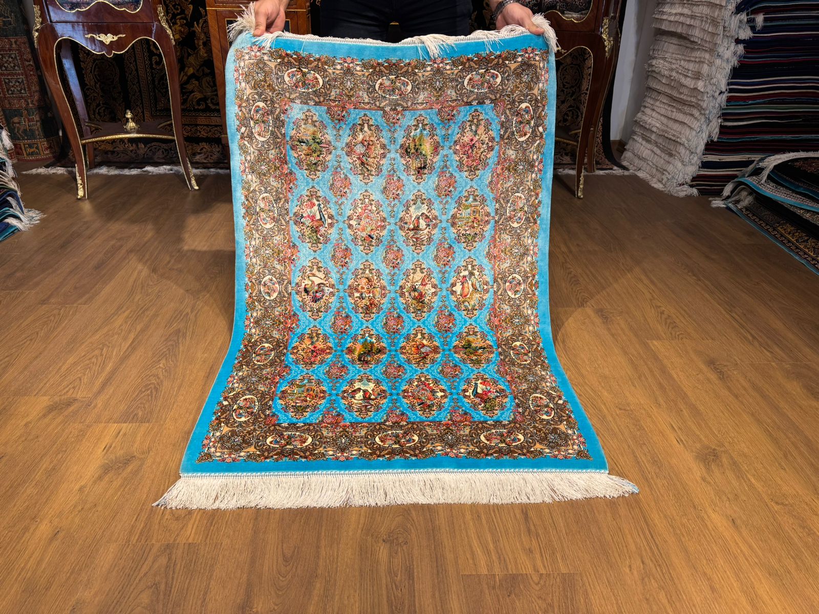 İran İpek Halı 80 x 120