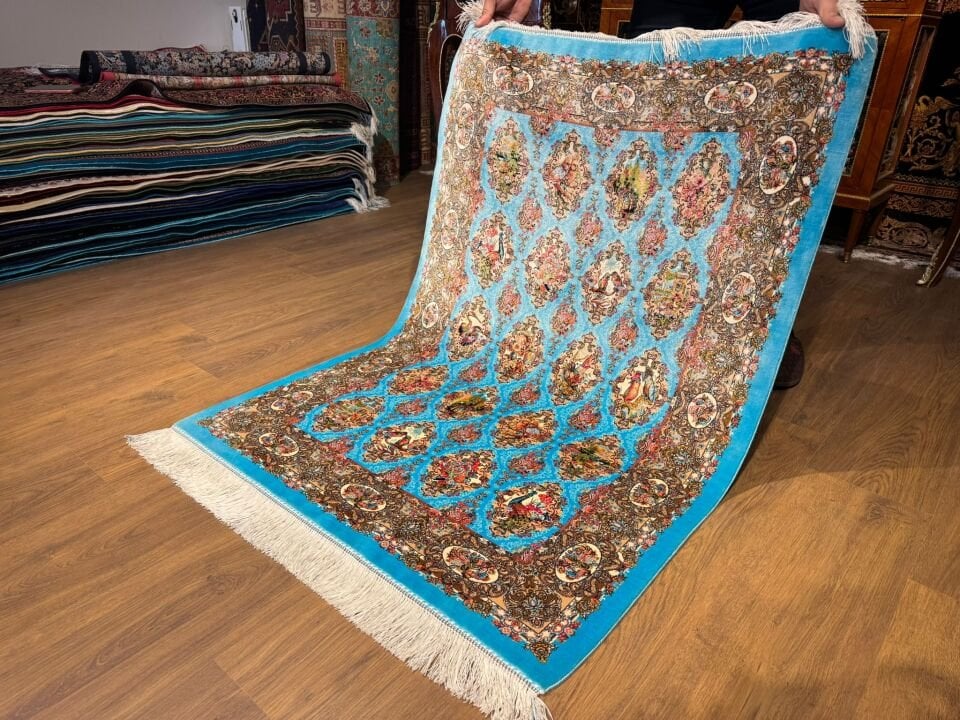 İran İpek Halı 80 x 120