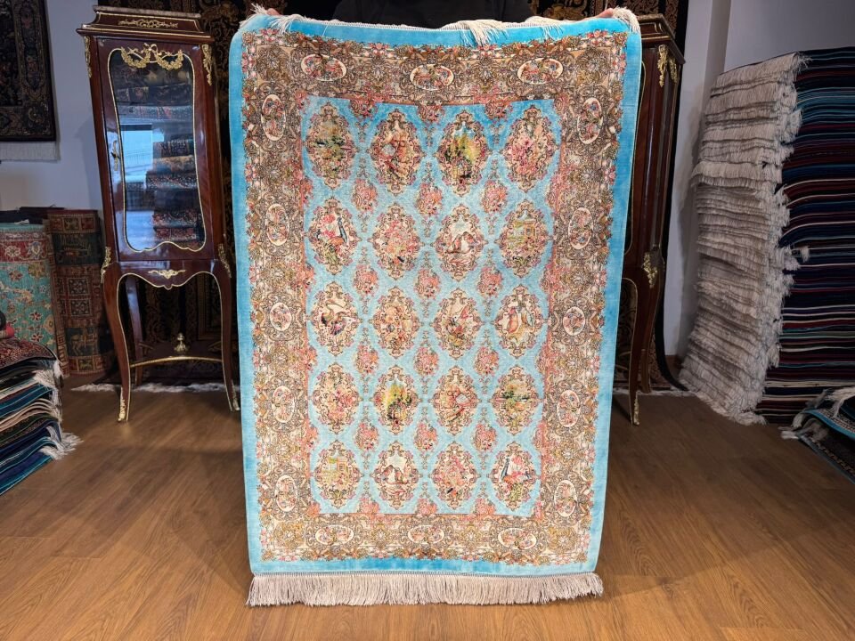 İran İpek Halı 80 x 120