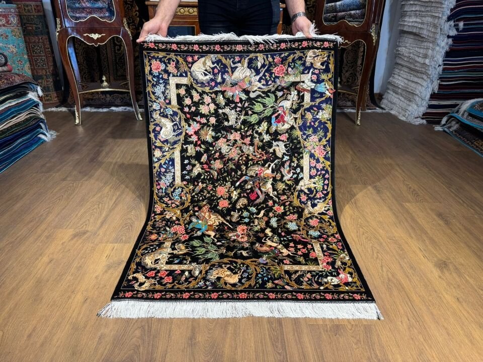 İran İpek Halı 80 x 120