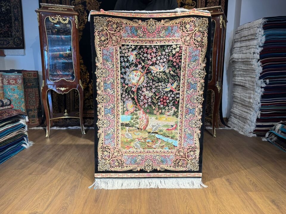 İran İpek Halı 80 x 120