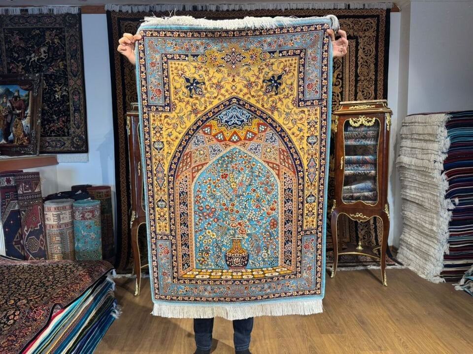 İran İpek Seccade 80 x 125