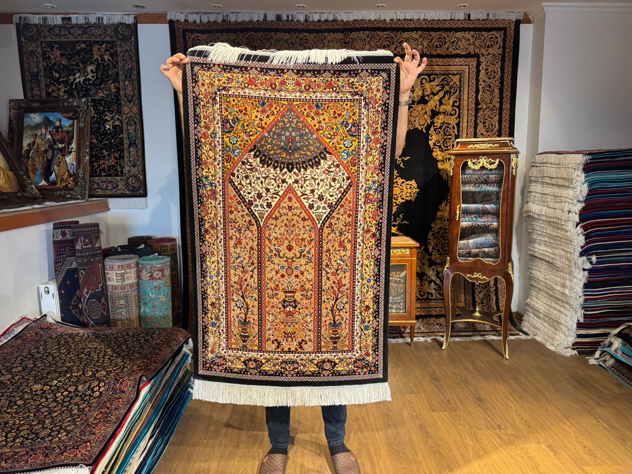 İran İpek Seccade 80 x 125