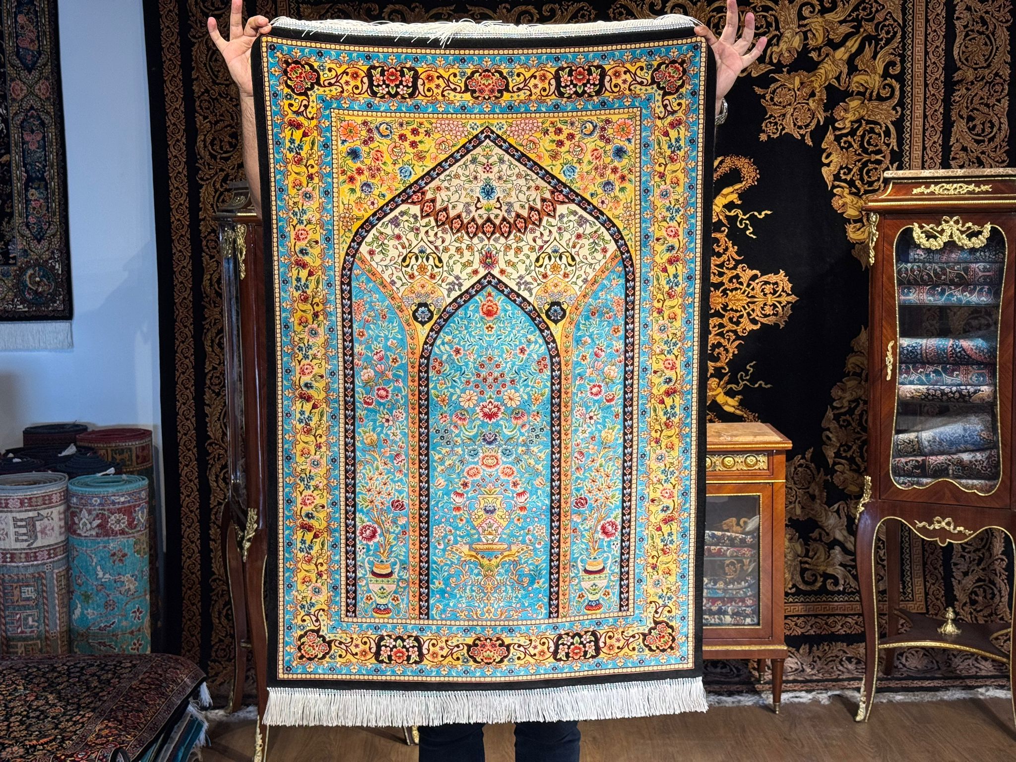 İran İpek Seccade 80 x 125