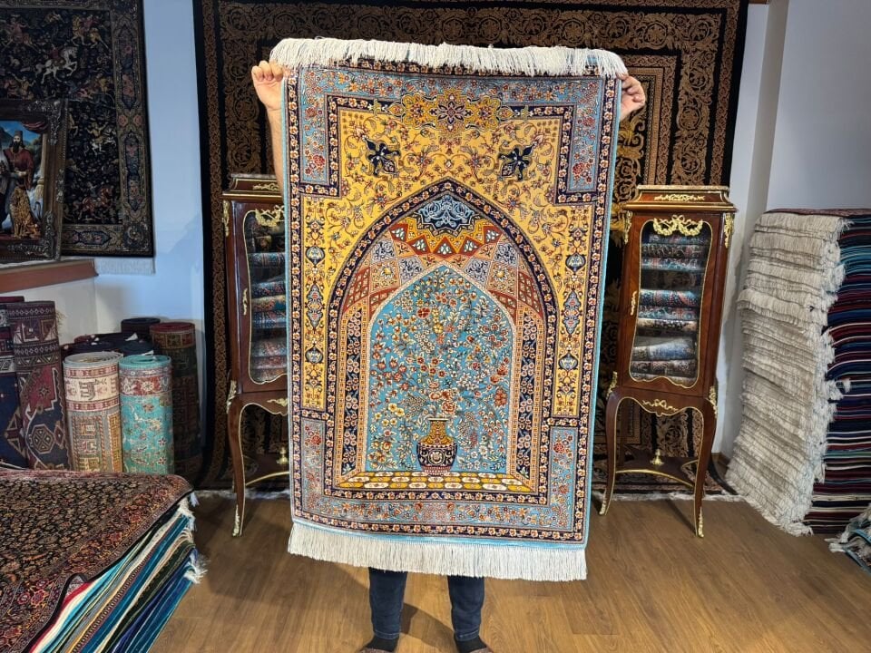 İran İpek Seccade 80 x 125