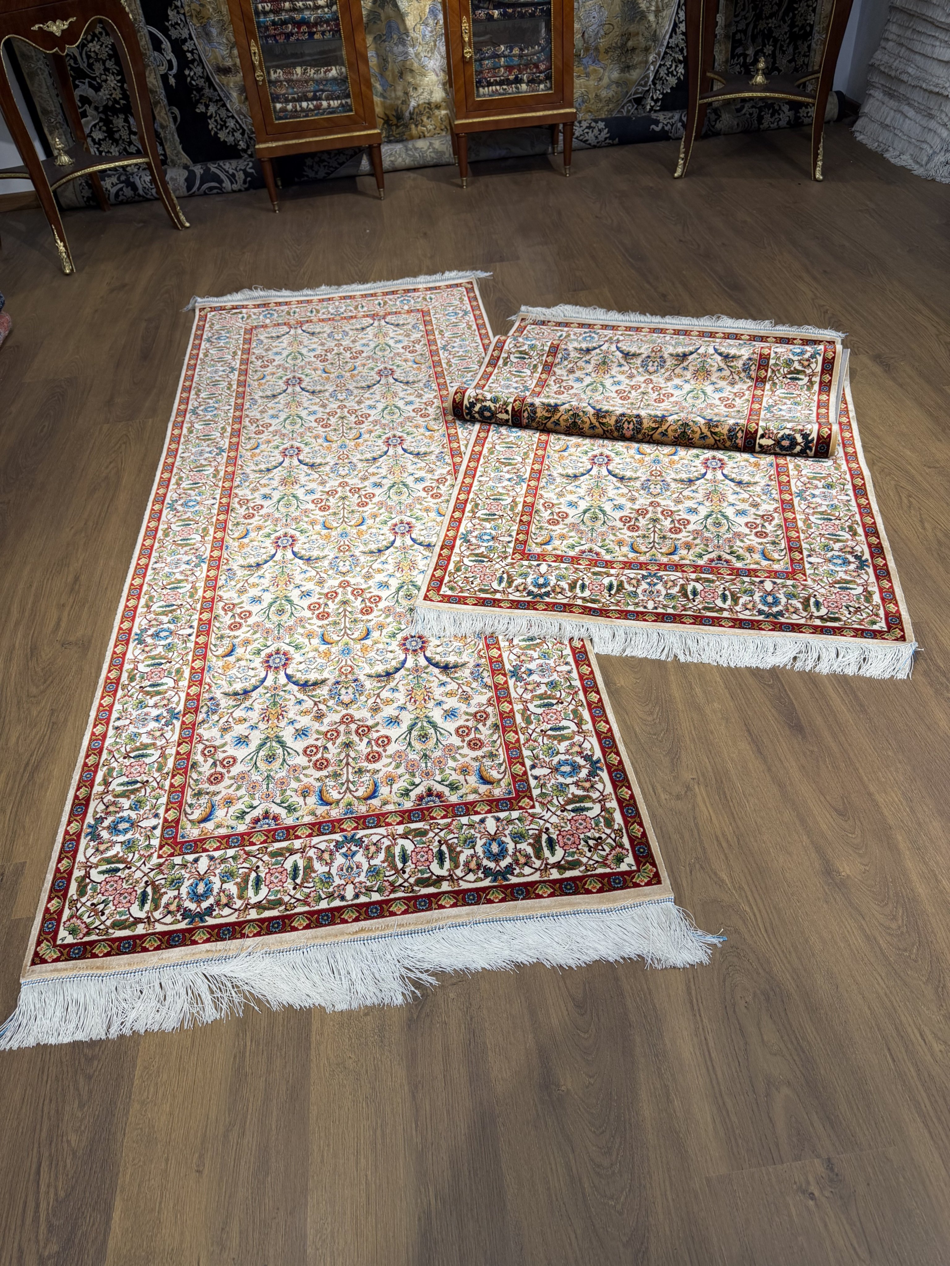 İran İpek Halı Yolluk 90 x 200