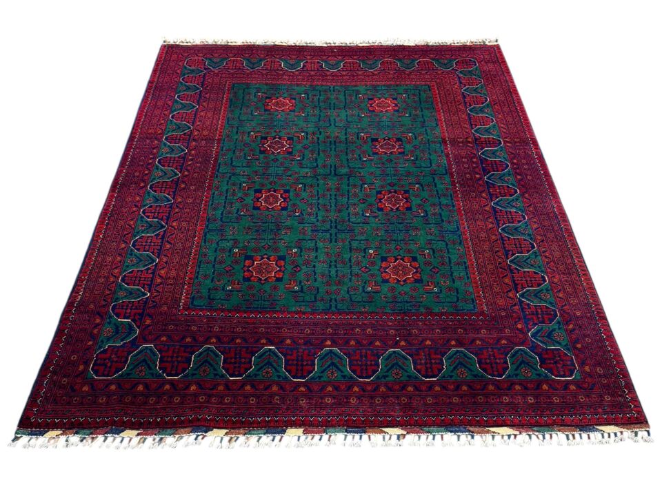 El Dokuma Afgan Bilicik Halı 3 m²