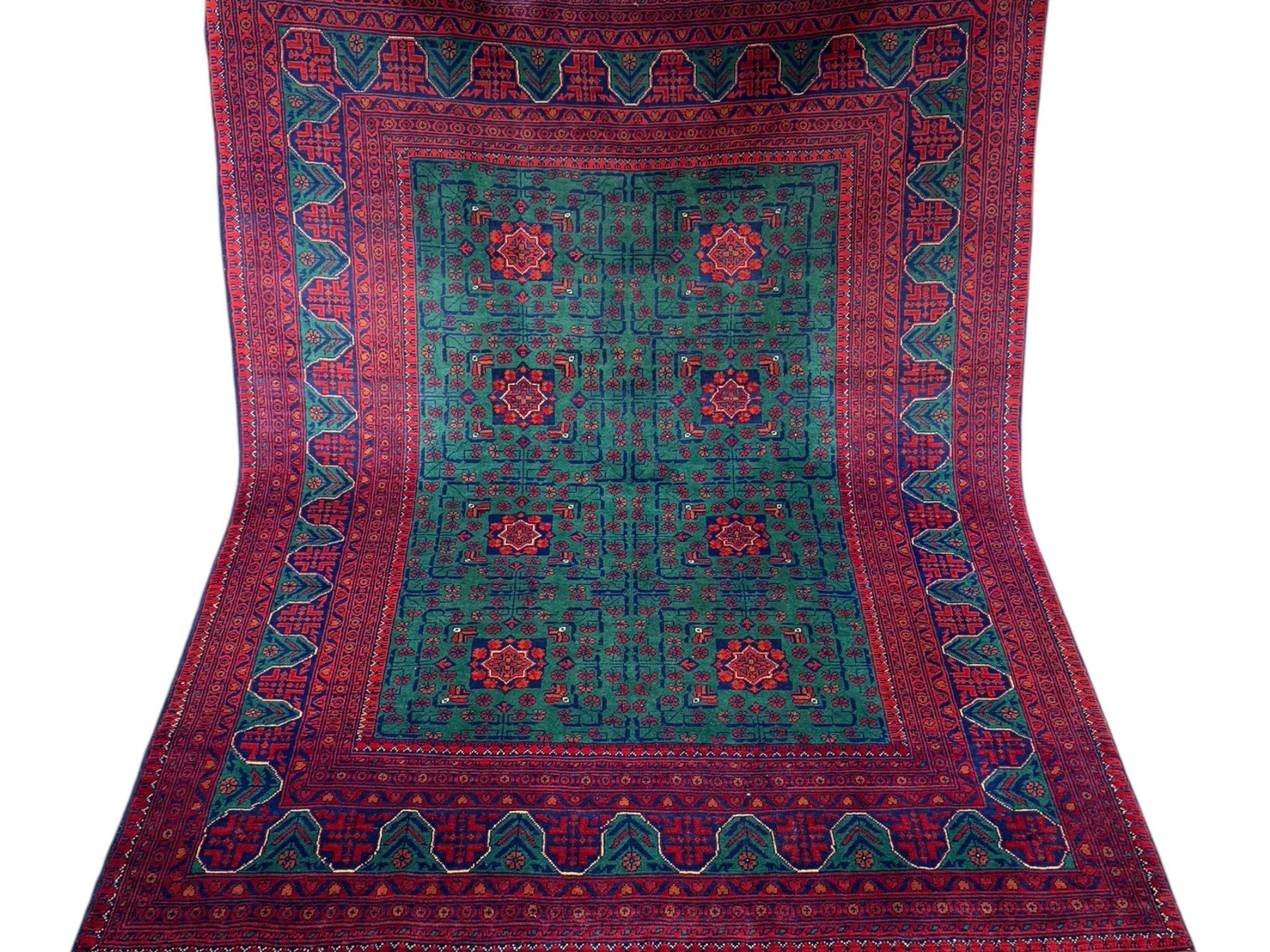 El Dokuma Afgan Bilicik Halı 3 m²