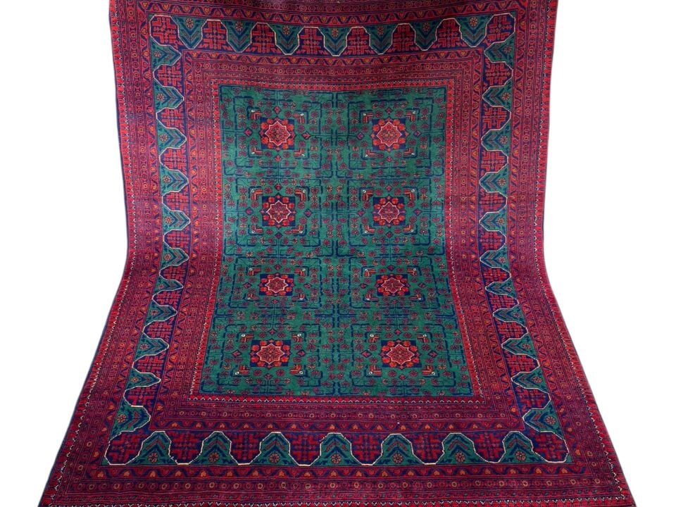 El Dokuma Afgan Bilicik Halı 3 m²