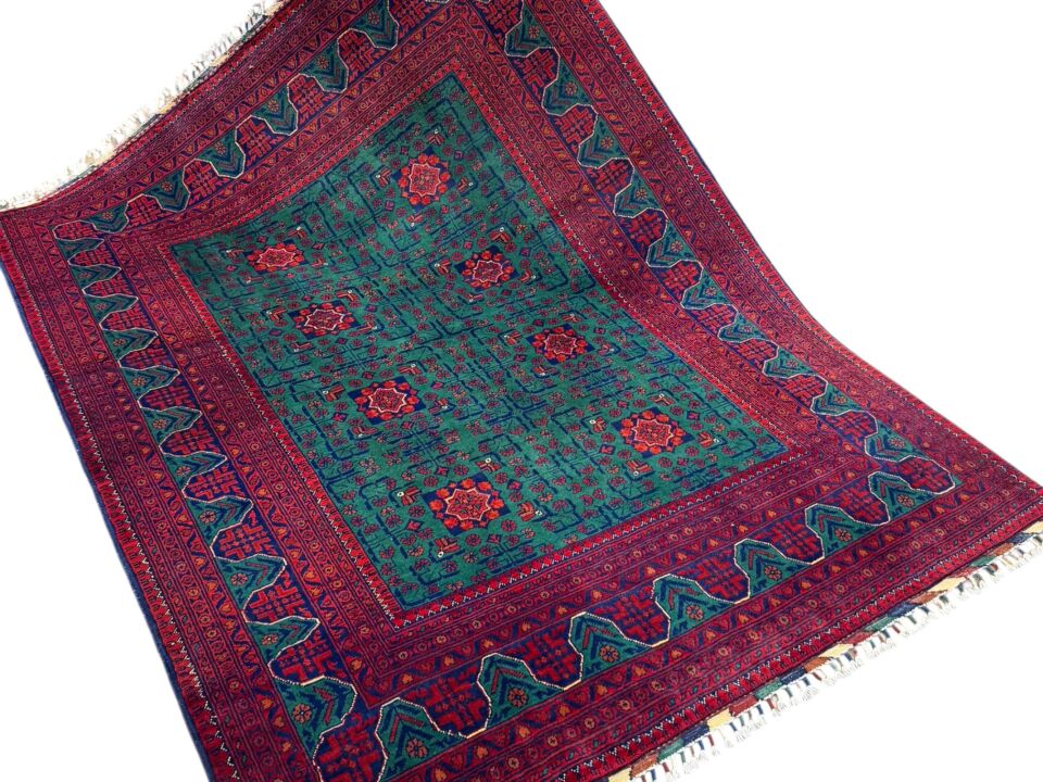 El Dokuma Afgan Bilicik Halı 3 m²