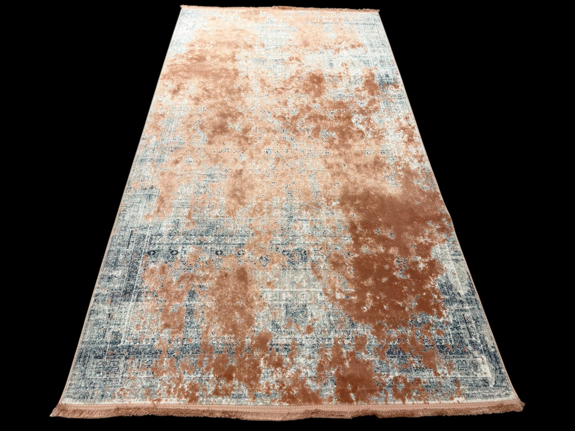MODERN KABARTMALI İPEKLİ HALI *100x200*