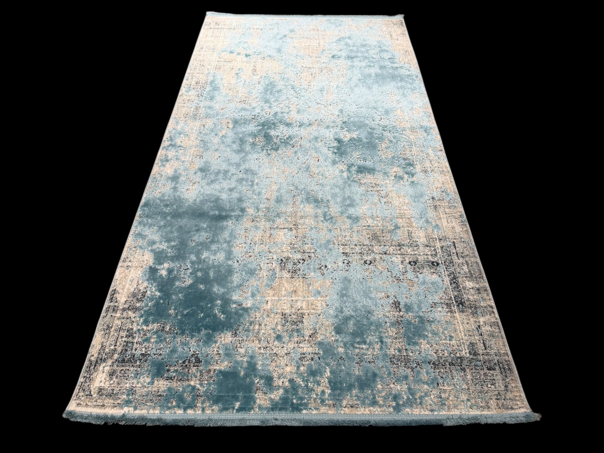 MODERN KABARTMALI İPEKLİ HALI *100x200*