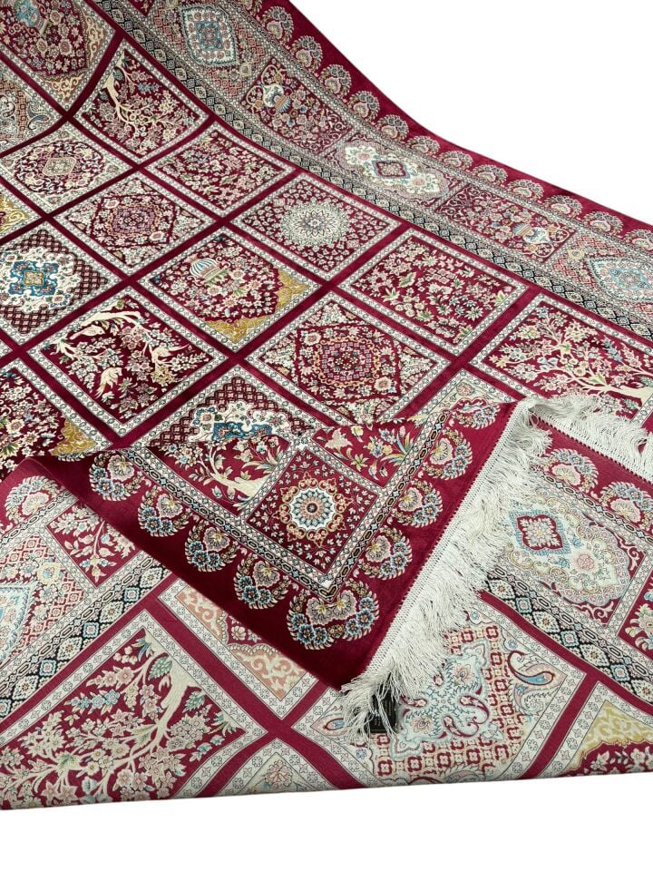 İRAN HALISI ( 2.00 x 3.00 ) 6 m² (Kırmızı Binbirgece)