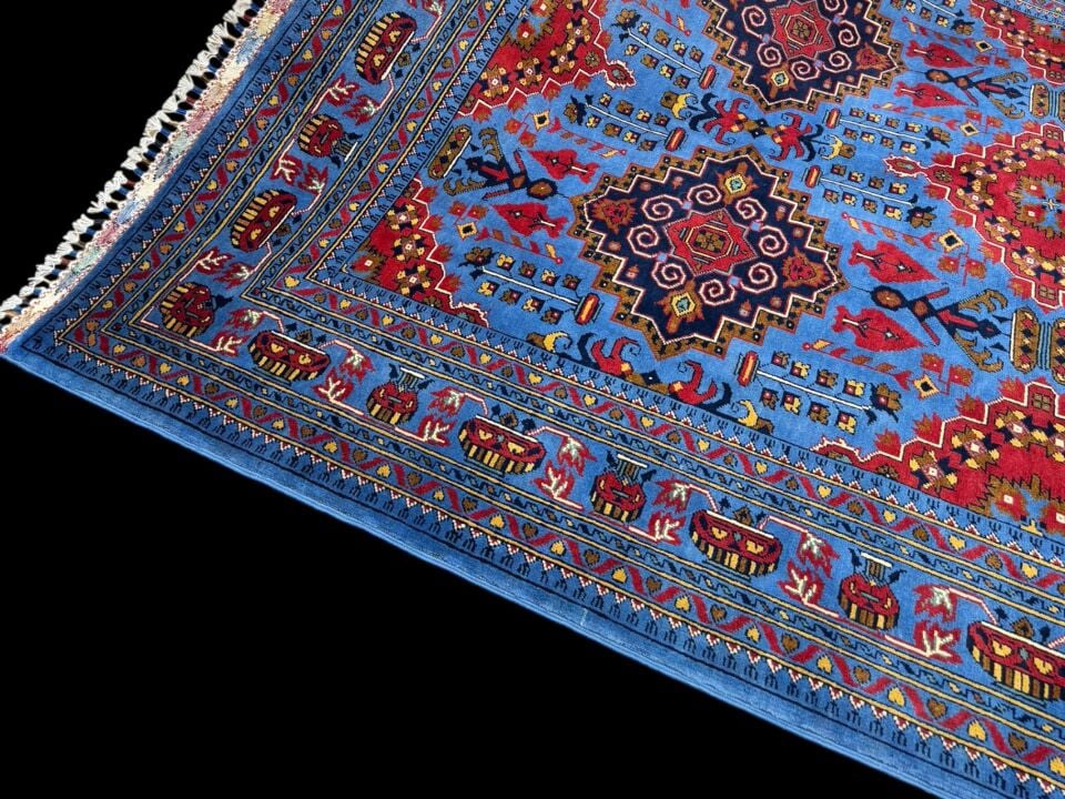 EL DOKUMA AFGAN BİLCİK HALISI ( 1.70x2.40) 4 m²