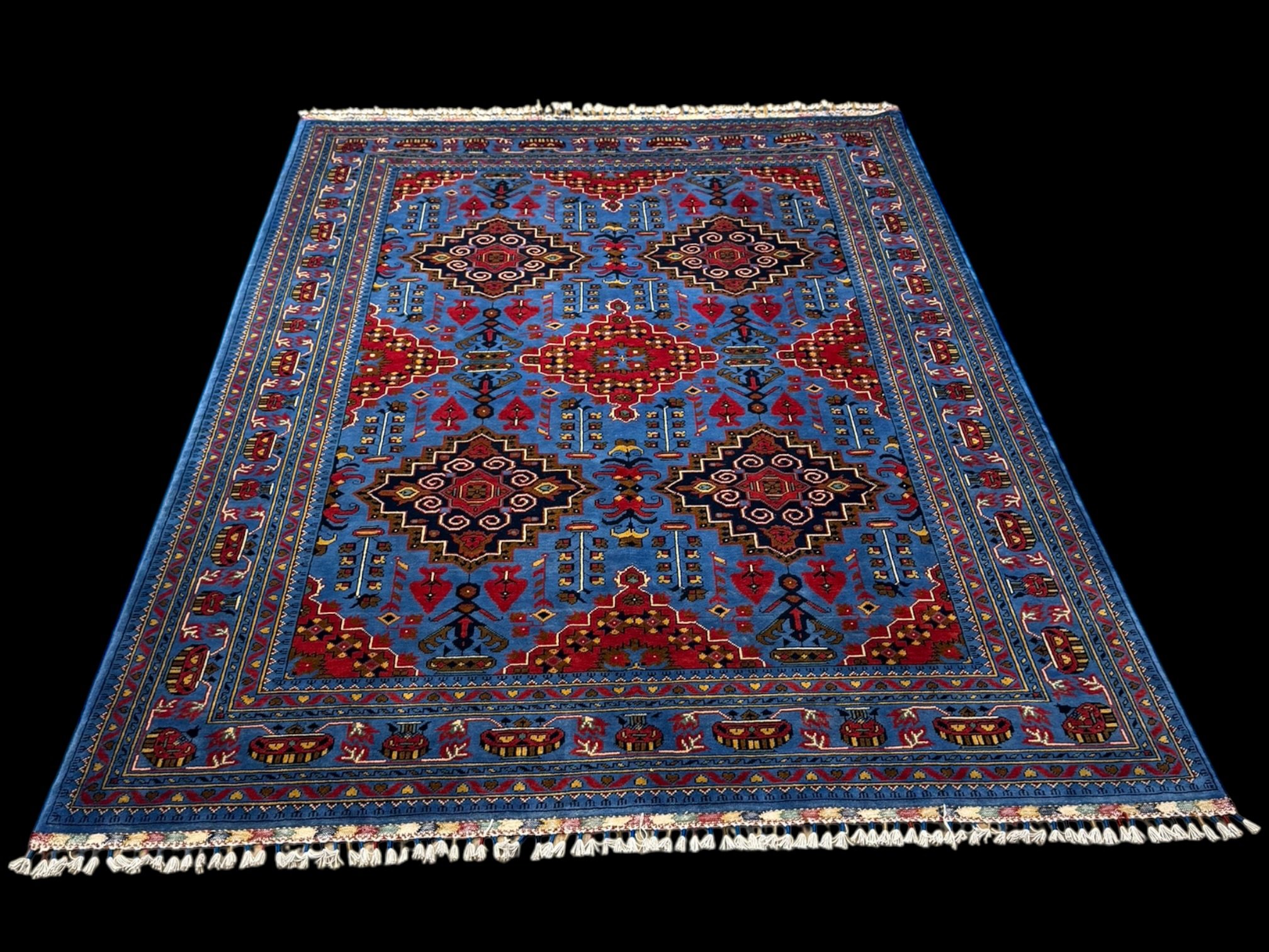 EL DOKUMA AFGAN BİLCİK HALISI ( 1.70x2.40) 4 m²