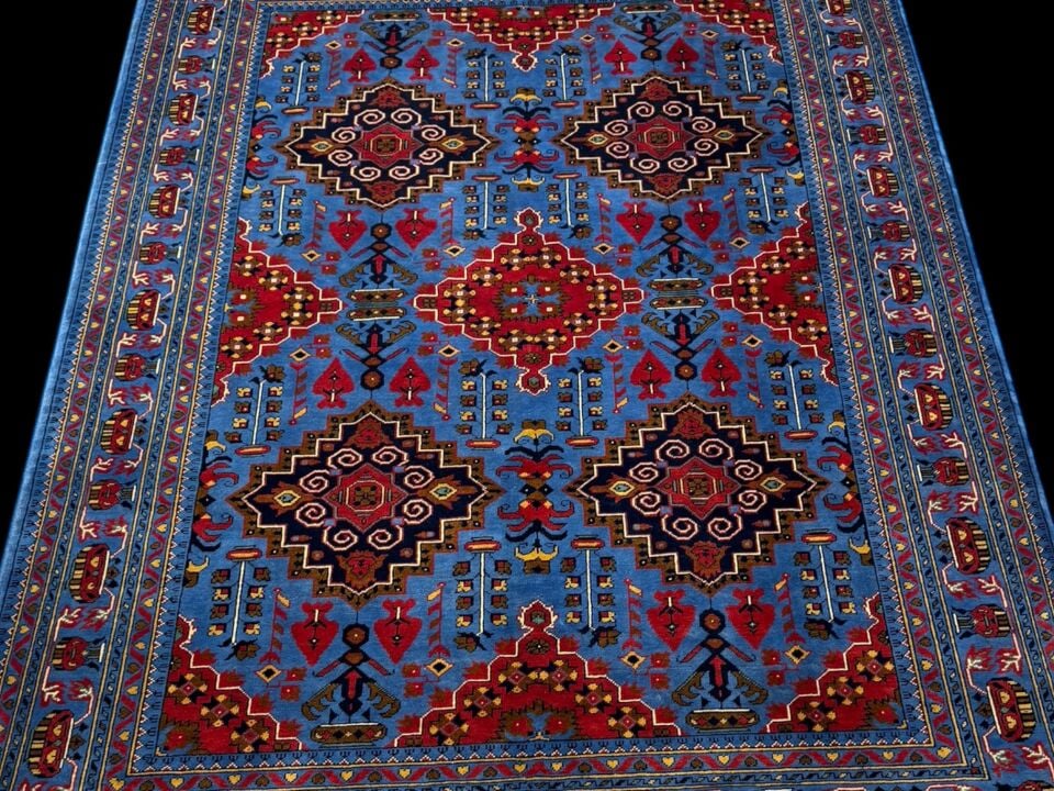 EL DOKUMA AFGAN BİLCİK HALISI ( 1.70x2.40) 4 m²