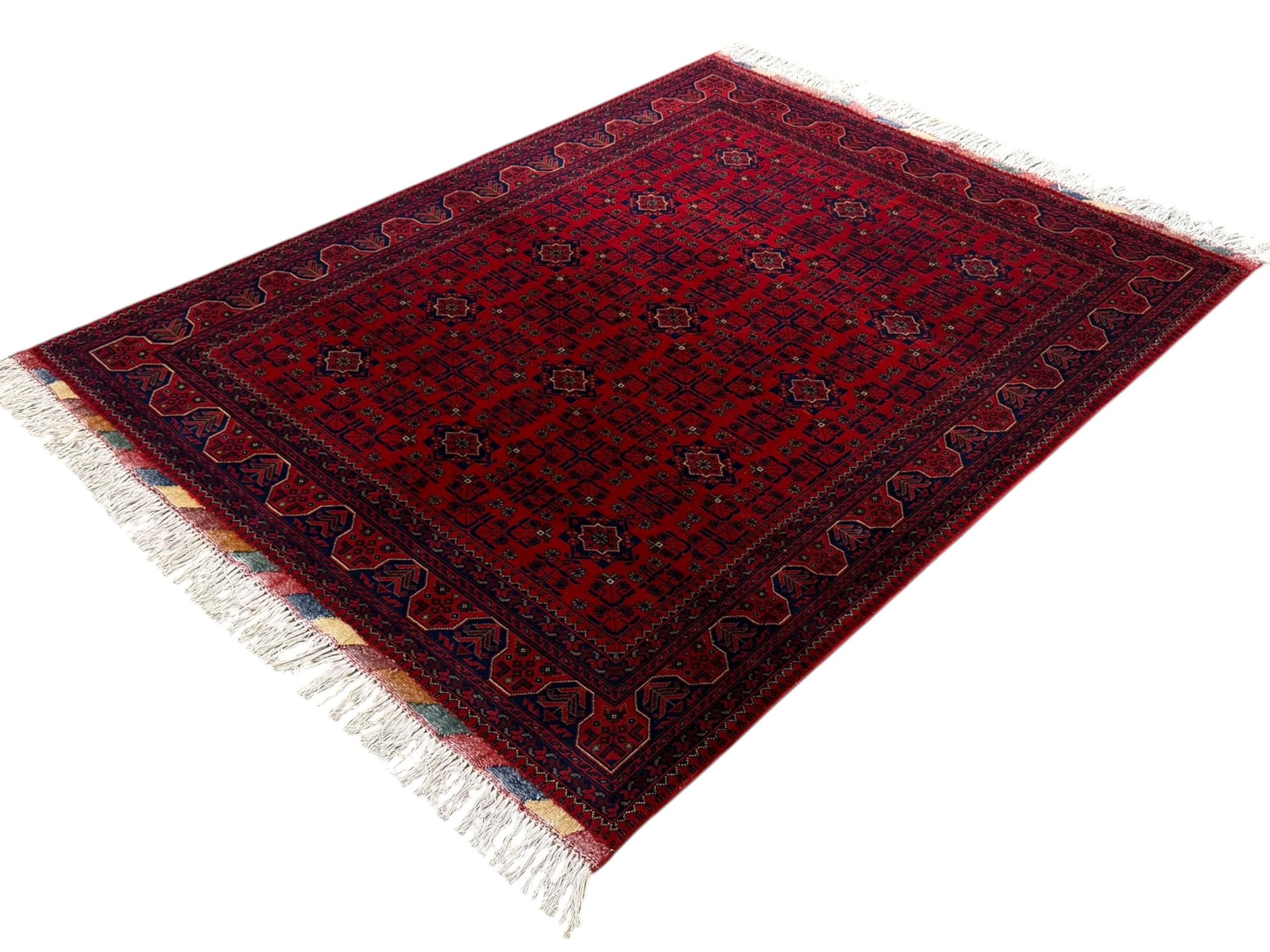 EL DOKUMA AFGAN BİLCİK HALI 4 m²