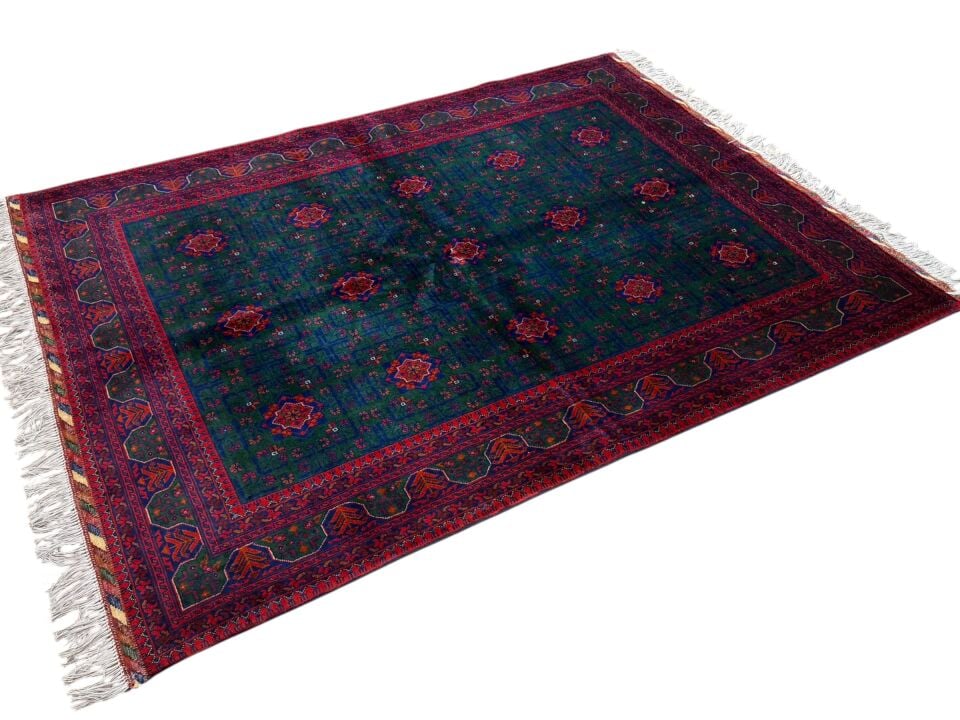 EL DOKUMA AFGAN BİLCİK HALI (150x200) 3 m²