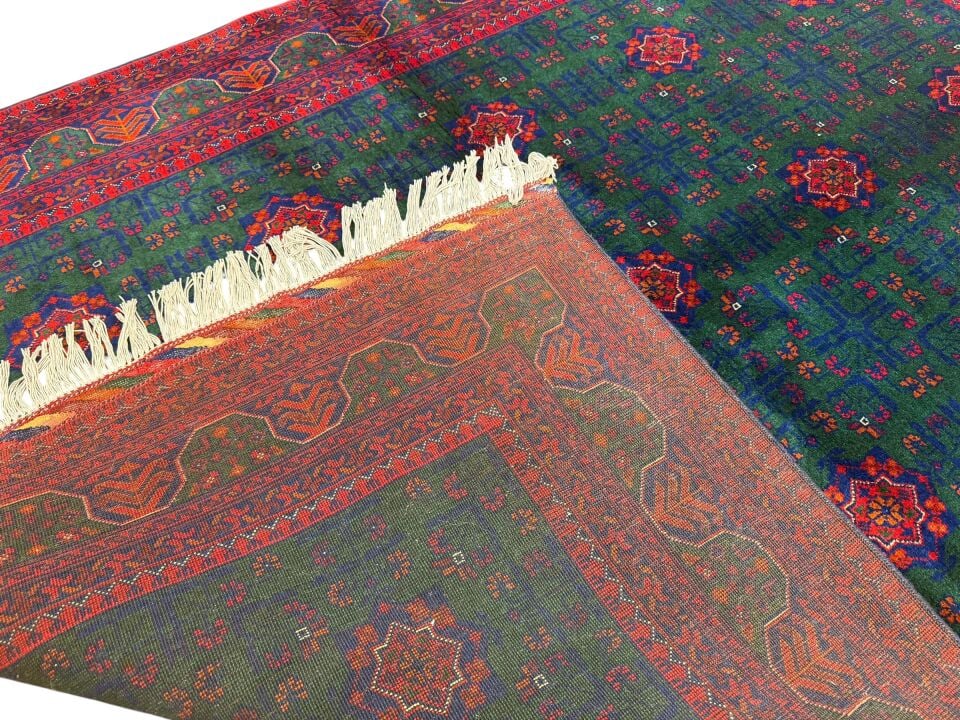 EL DOKUMA AFGAN BİLCİK HALI (150x200) 3 m²