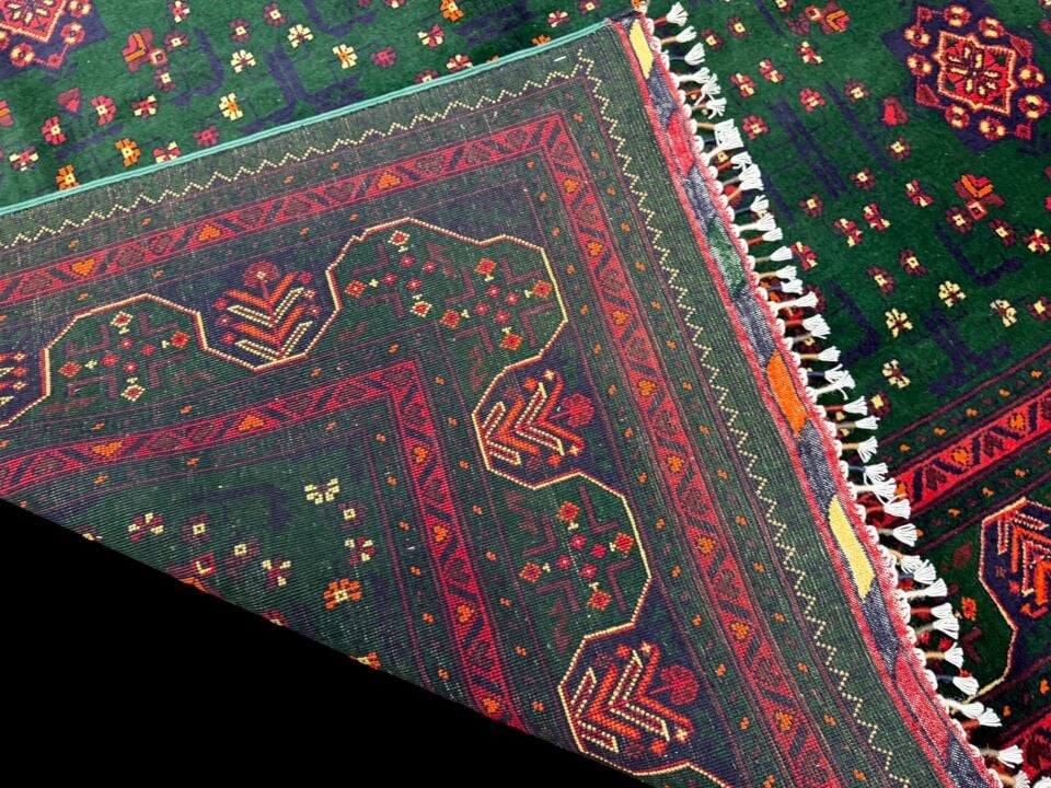 EL DOKUMA AFGAN BİLCİK HALI (200x300) 6 m²