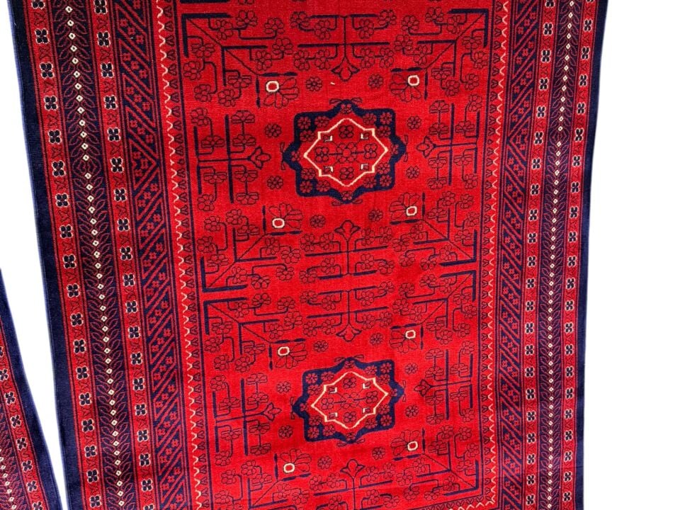 Afgan Belcik Model Makina Dokuma Halı (Ebat Seçiniz)