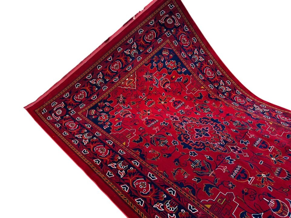 Afgan Ersari Model Makina Dokuma Halı (Ebat Seçiniz)