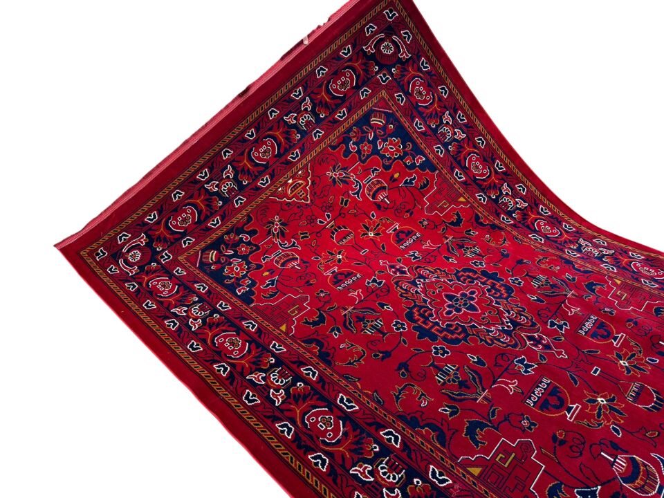 Afgan Ersari Model Makina Dokuma Halı (Ebat Seçiniz)