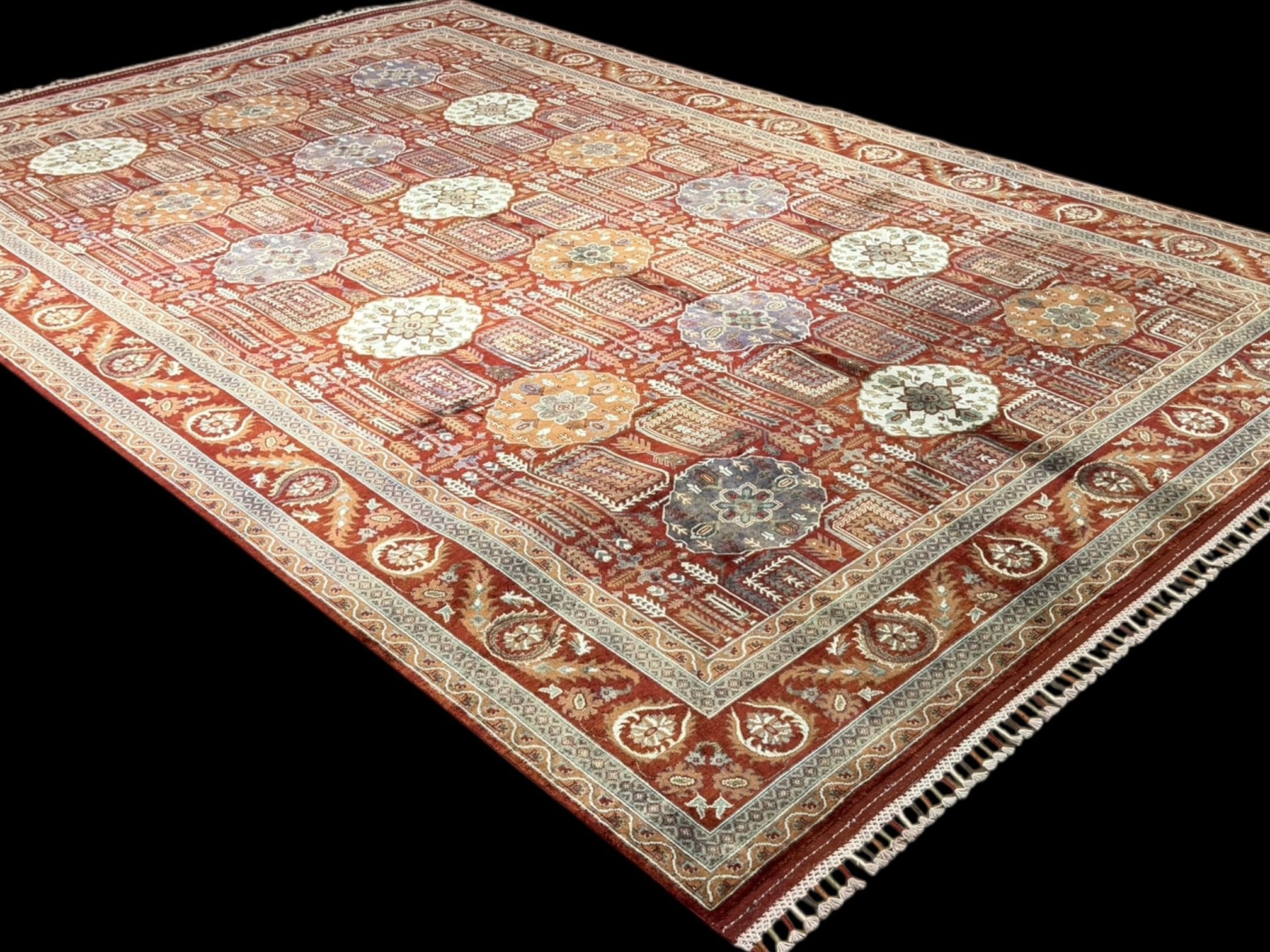 EL DOKUMA SAF İPEK HALI 200 x 300 ( 6 m² )