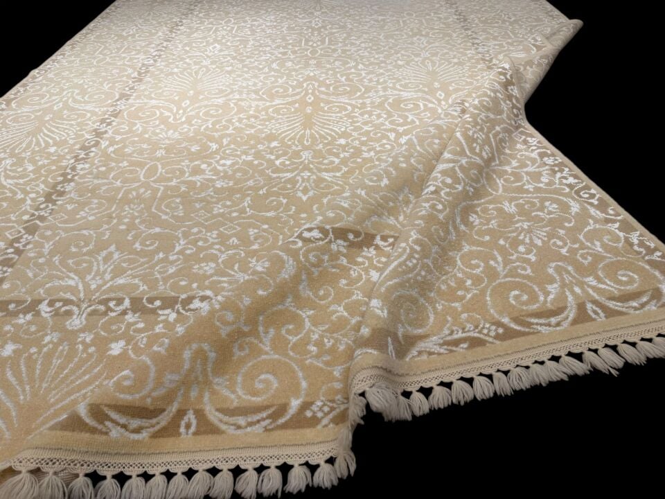 EL DOKUMA İMZALI PERA HALISI SAF İPEK VE YÜN 200 x 300 ( 6 m² )