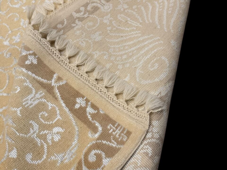 EL DOKUMA İMZALI PERA HALISI SAF İPEK VE YÜN 200 x 300 ( 6 m² )